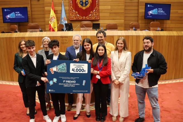A final do Parlamento Xove celébrase  na Cámara galega